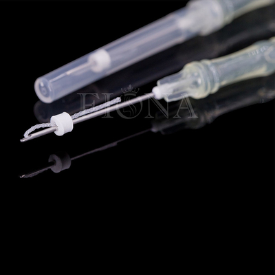 PDO PCL スレッド リフティング メッシュ スレッド、ブラント L カニューレで顔を埋めるため