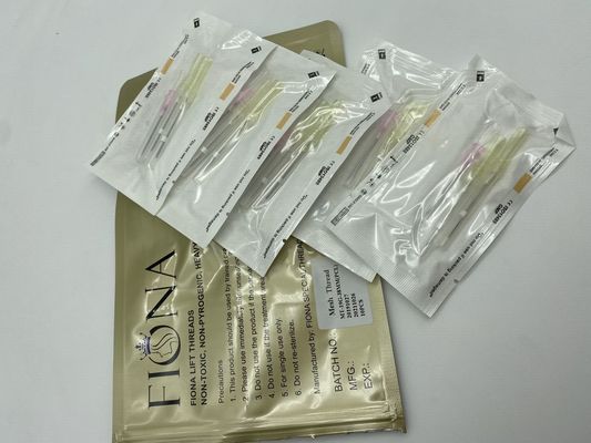 Nasolabial折目60mm吸収性PDOの糸
