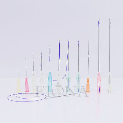 吸収性LタイプCannula 19G 38mm PCLの網の糸