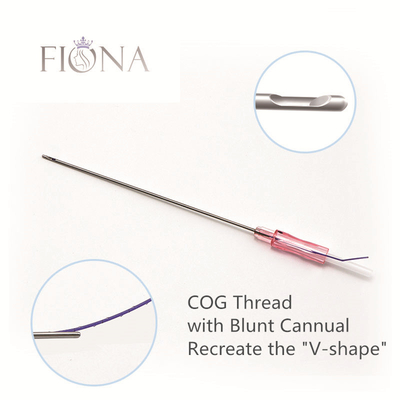 即刻に表面持ち上がることのためのNonsurgical PDOの糸の表面持ち上がるコグの糸18G 100mm