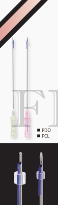医学のとげがある胸のバトックの持ち上がるコラーゲンのPdoの糸の縫合線の鈍いCannula
