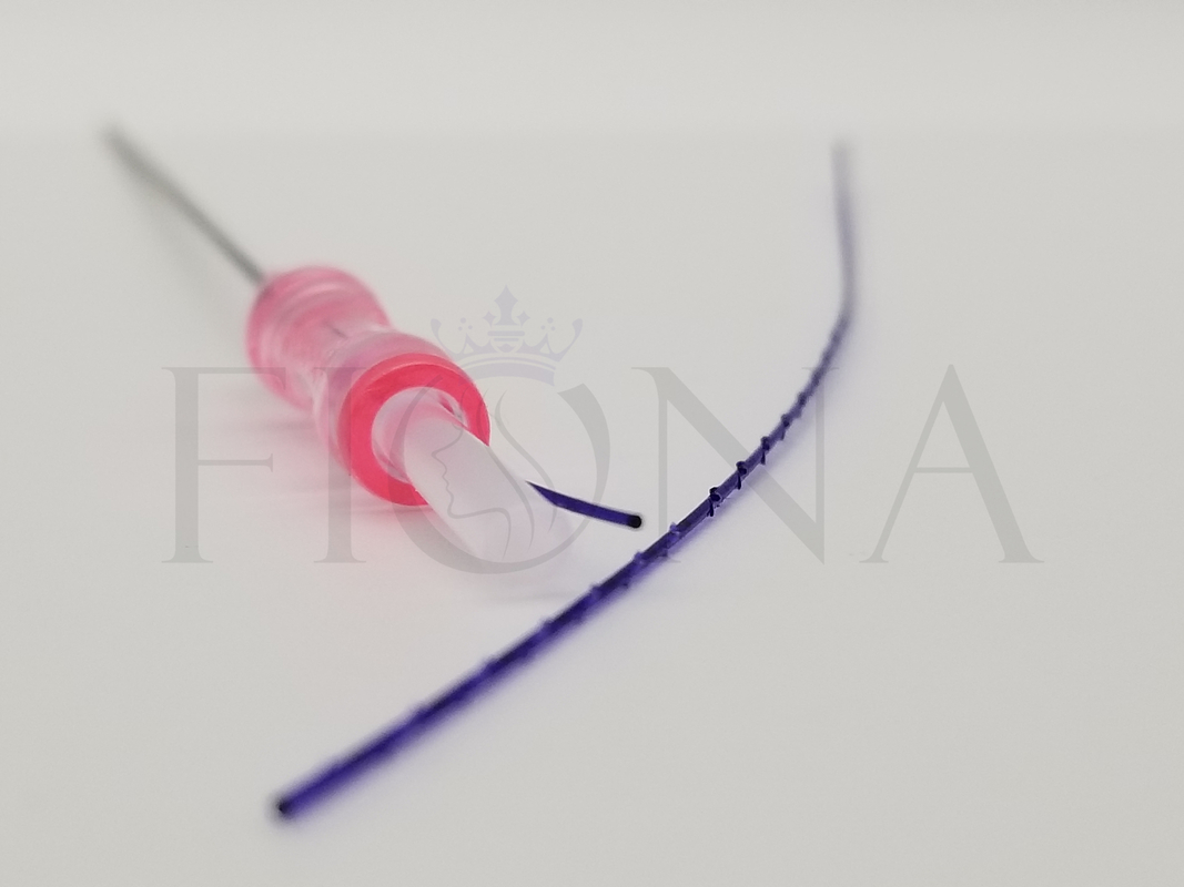 Vの鋭い表面持ち上がることのためのとげがあるPDOの鋳造物のコグの糸吸収性18G 4D 6D